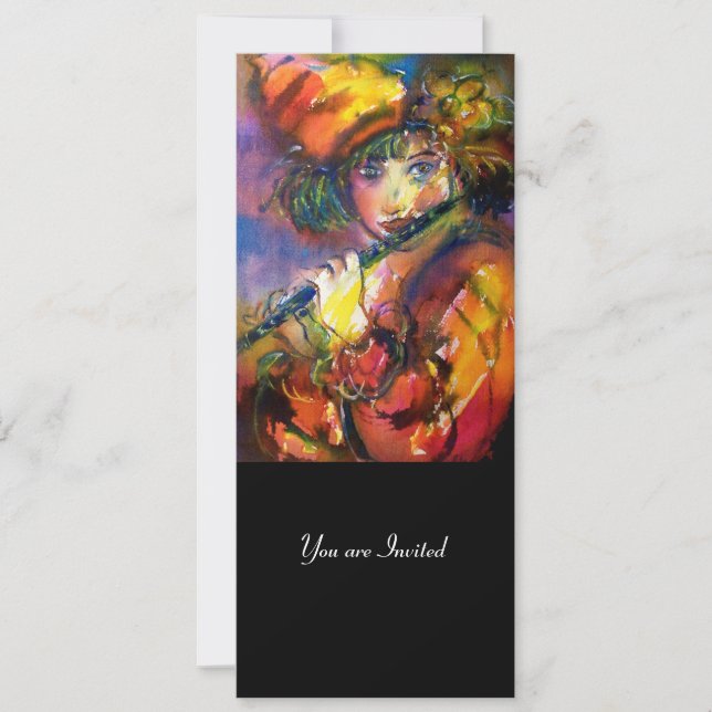 Programa Fiesta de mascaradas de RETRATO FLUTISTA (Anverso)