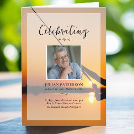 Programa Fishing Sunset Photos Celebración del funeral de l