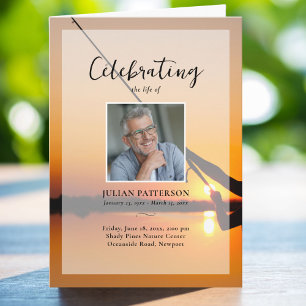 Programa Fishing Sunset Photos Celebración del funeral de l