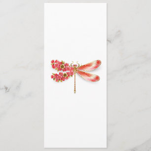 Programa Flor libélula con sakura de joyas