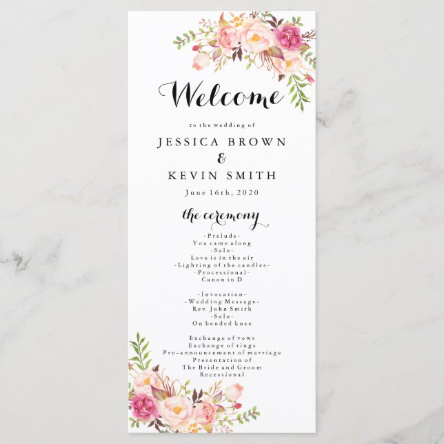 Programa Floral de peonía rusa (Anverso)