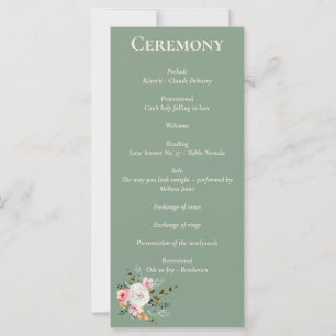 Programa Floral Floral Focal Sage White Rubor Peac