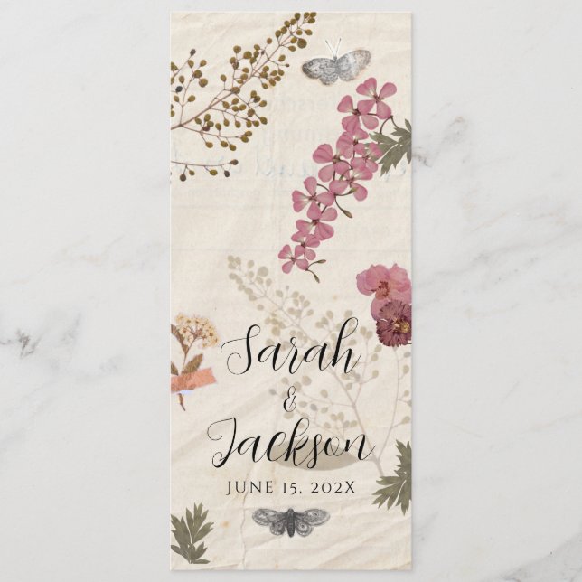 Programa Flores presionadas Shabby Garden Moda (Anverso)