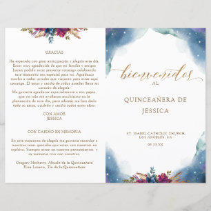 Programa Fold Celestial Español Starry Quinceañera