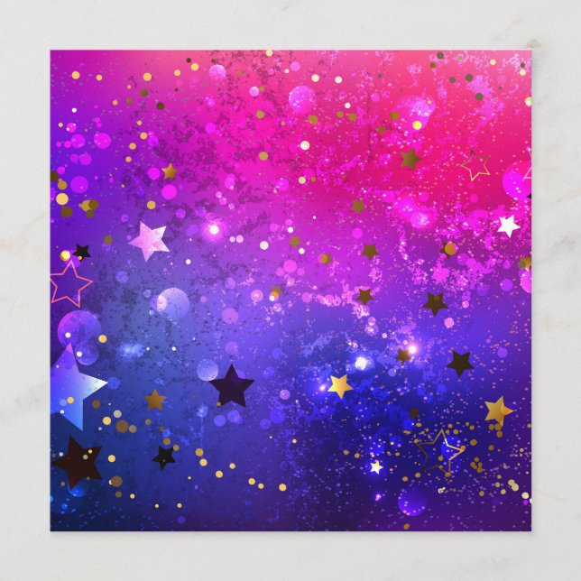 Programa Fondo azul rosa brillante (Anverso)