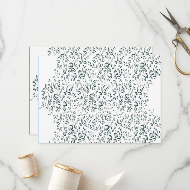 Programa fondo blanco con muchas gotas de agua (Anverso/Reverso In Situ)