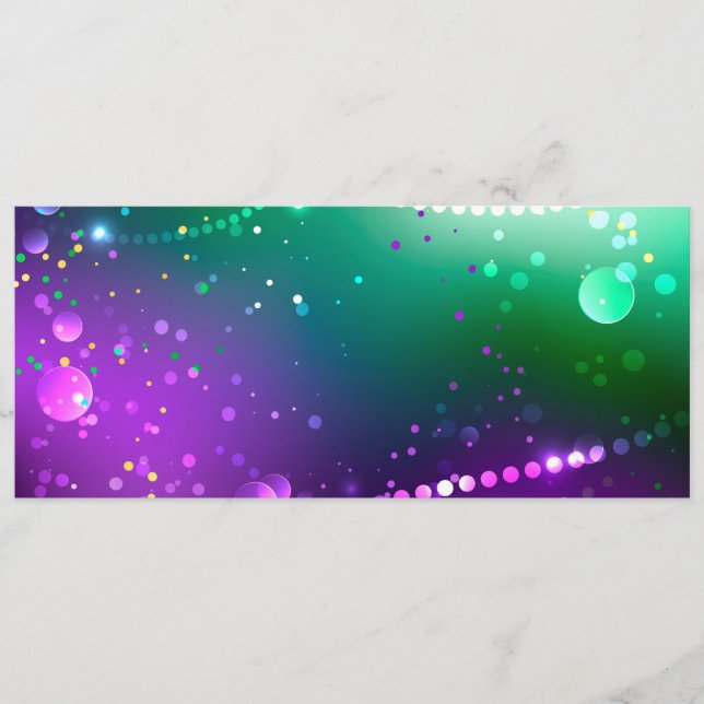 Programa Fondo morado festivo Mardi Gras (Anverso)