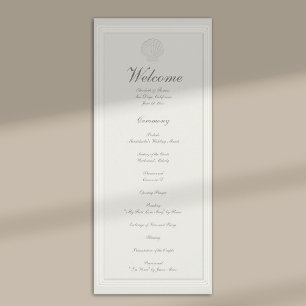 Programa Formal Náutico de Boda de Conchas Marinas