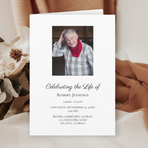 Programa Foto Celebración del funeral conmemorativo de la v