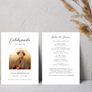 Programa Foto de la Orden Funeral de Servicio de España