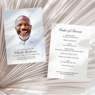 Programa Foto personalizada del orden de servicio conmemora