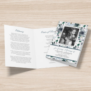 Programa fotográfico Blue Floral Funeral Orden del