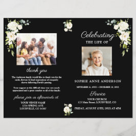 Programa fotográfico de servicio funerario de Flor