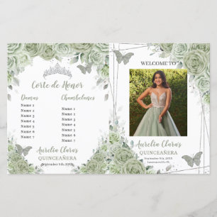 Programa fotográfico Quinceanera de la Floral verd