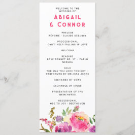 Programa Fun Vibrant Violet Fuchsia Floral