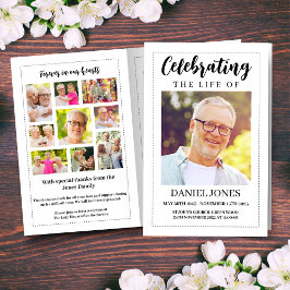 Programa Funeral Clásico para Hombres