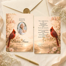 Programa Funeral Memorial del Cardenal para Ella