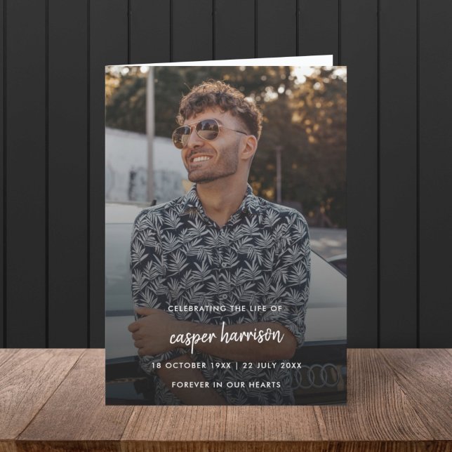 Programa Funeral moderno | Celebración de la vida doblada (Subido por el creador)