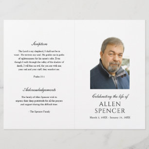 Programa Funeral Moderno Simple