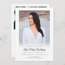 Funeral moderno y elegante de fotos en memoria