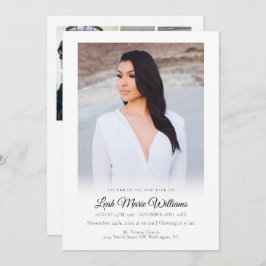 Programa Funeral moderno y elegante de fotos en memoria