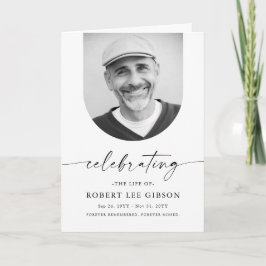 Programa Funeral Simple De Orden Memorial De Servi