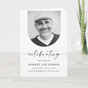 Programa Funeral Simple De Orden Memorial De Servi