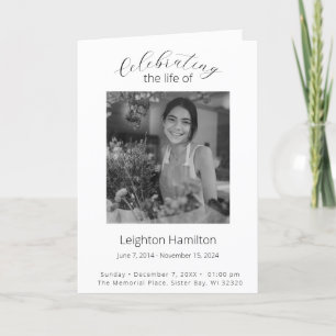 Programa Funeral Simple Orden de Servicio