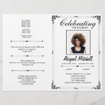 Programa funerario | Celebración Del Viaje | FP001