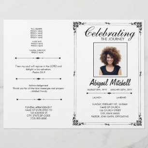 Programa funerario   Celebración Del Viaje   FP001