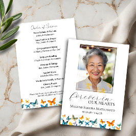 Programa funerario conmemorativo de la mariposa