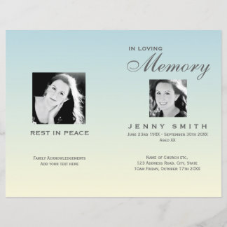 Programa funerario de la Orden de Servicio del Omb