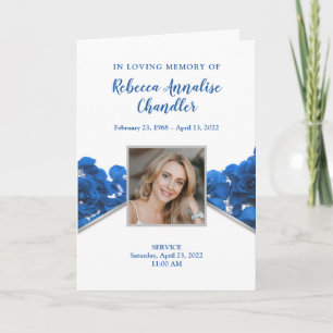 Programa funerario de Rosas azules Programa Memo