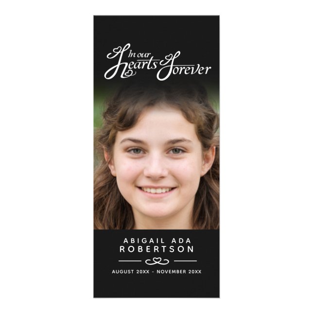 Programa funerario en nuestros corazones blanco ne (Atrás)