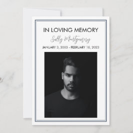 Programa funerario fronterizo simple