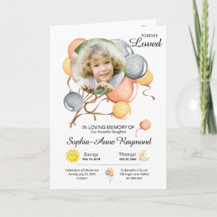 Programa funerario infantil sobre el tema de los g