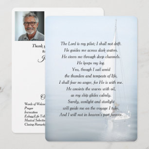 Programa funerario inspirador Sailor Verse