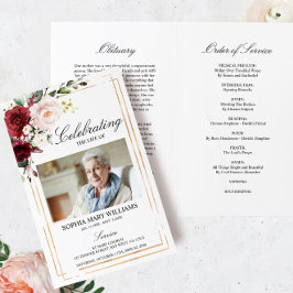 Programa funerario Rosa de Marsala | Orden de serv