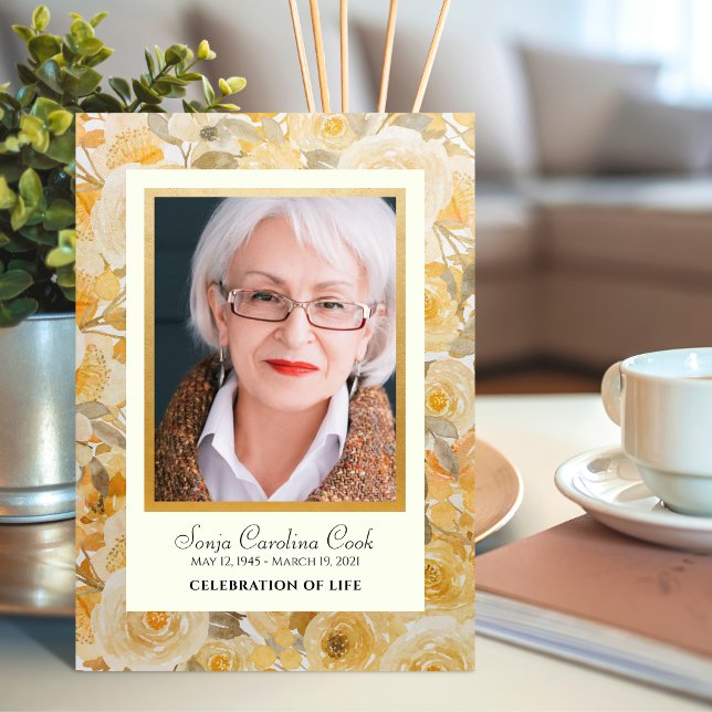 Programa Golden Florals Celebration of Life (Subido por el creador)