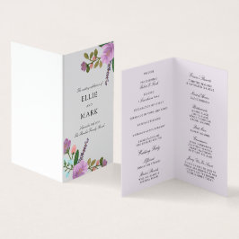 Programa Golightly Floral Mini Wedding