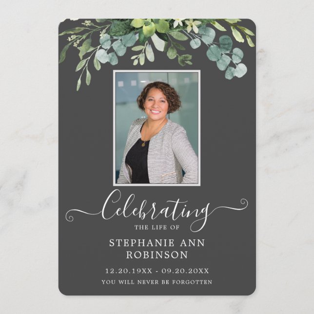 Programa Gris de Orden de Servicio Simple y Elegan (Anverso)