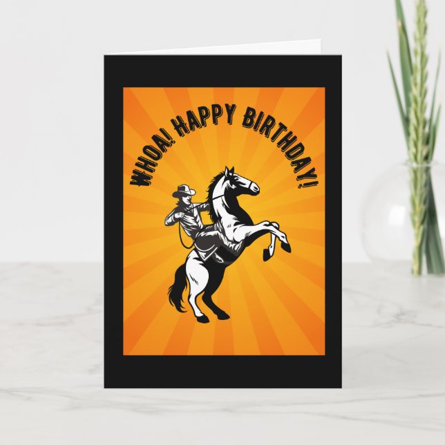 Programa ¡Guau! Feliz Cumpleaños! Un Caballo y Vaquero (Anverso)
