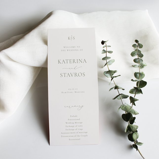 Programa HARMONY Sage Green Boda (Subido por el creador)