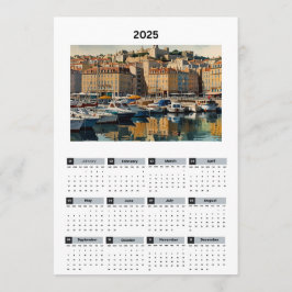 Programa Hermoso calendario con vistas a Francia