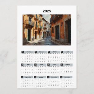 Programa Hermoso calendario con vistas a Francia