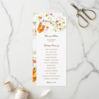 Programa Hibiscus Amarillo Swirls y Swallow Floral Boda
