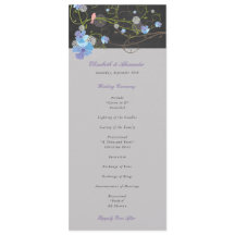 Hibiscus azul e ingiere un Boda de tablero floral