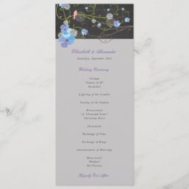 Programa Hibiscus azul e ingiere un Boda de tablero floral