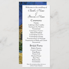 Programa Iglesia de Auvers por Vincent van Gogh Boda