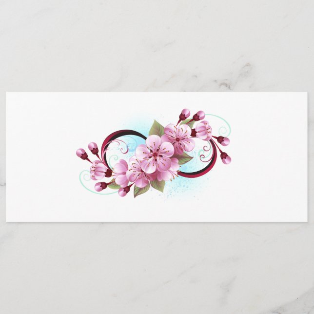 Programa Infinito con las flores de flores de Sakura Blosso (Anverso)